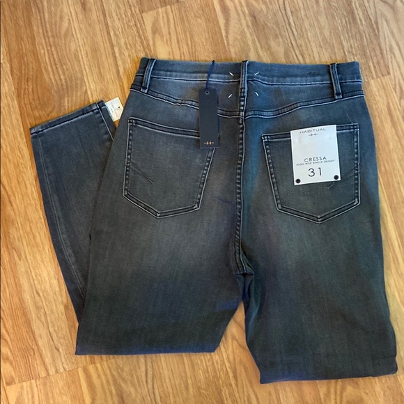 Habitual Women's Straight Leg Jeans - Dark Blue - Picture 2 of 6